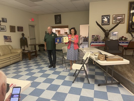 Honorary Partner ceremony for NC VVA Chapter 124 by members of the NC Edward Buncombe Chapter NSDAR.